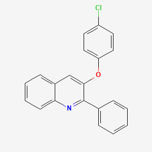 3-(4-Chlorophenoxy)-2-phenylquinoline