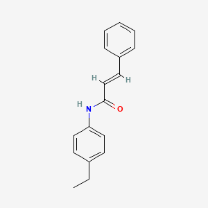 molecular formula C17H17NO B2435729 (2E)-N-(4-乙基苯基)-3-苯基丙-2-烯酰胺 CAS No. 1536471-13-2