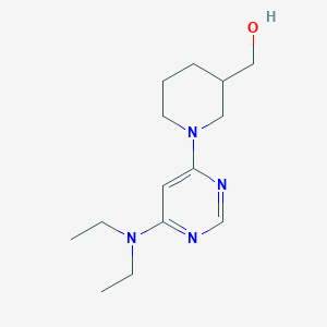 molecular formula C14H24N4O B2435777 （1-(6-(二乙氨基)嘧啶-4-基)哌啶-3-基)甲醇 CAS No. 1353987-94-6