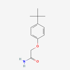 molecular formula C12H17NO2 B2435792 2-(4-叔丁基苯氧基)乙酰胺 CAS No. 28329-43-3