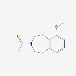 1-(6-Methoxy-1,2,4,5-tetrahydro-3-benzazepin-3-yl)prop-2-en-1-one