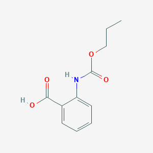 molecular formula C11H13NO4 B2435816 2-(丙氧羰基氨基)苯甲酸 CAS No. 68790-35-2