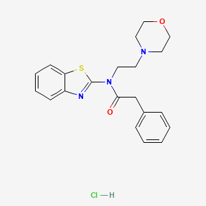 N-(benzo[d]thiazol-2-yl)-N-(2-morpholinoethyl)-2-phenylacetamide hydrochloride