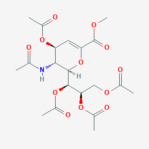 Methyl 5-acetamido-4,7,8,9-tetra-O-acetyl-2,6-anhydro-3,5-dideoxy-D-glycero-D-galacto-non-2-enonate
