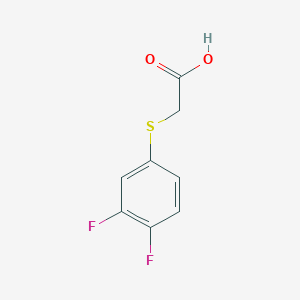 molecular formula C8H6F2O2S B2435874 [(3,4-Difluorophenyl)thio]acetic acid CAS No. 867311-53-3