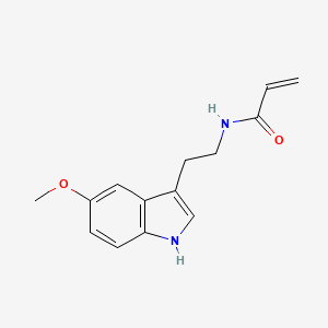 N-[2-(5-methoxy-1H-indol-3-yl)ethyl]prop-2-enamide