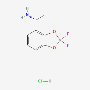 (R)-1-(2,2-Difluorobenzo[d][1,3]dioxol-4-yl)ethanamine hydrochloride