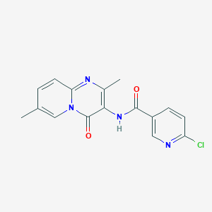 6-chloro-N-(2,7-dimethyl-4-oxo-4H-pyrido[1,2-a]pyrimidin-3-yl)nicotinamide