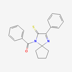 1-Benzoyl-3-phenyl-1,4-diazaspiro[4.4]non-3-ene-2-thione