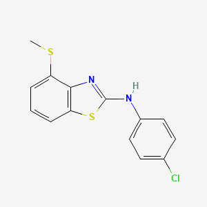 N-(4-chlorophenyl)-4-(methylthio)benzo[d]thiazol-2-amine