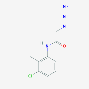 molecular formula C9H9ClN4O B2435966 2-azido-N-(3-chloro-2-methylphenyl)acetamide CAS No. 1250020-77-9