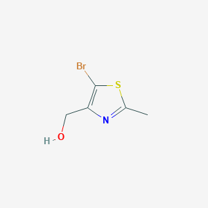 molecular formula C5H6BrNOS B2435976 (5-Bromo-2-methylthiazol-4-yl)methanol CAS No. 1092506-38-1