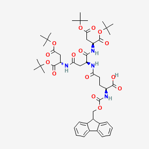 molecular formula C48H66N4O15 B2435981 Fmoc-Glu(AspG2)-OH CAS No. 1346759-34-9