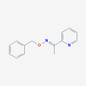 molecular formula C14H14N2O B2436011 (E)-1-(Pyridin-2-yl)ethanone O-benzyl oxime CAS No. 216753-06-9