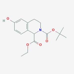 2-tert-Butyl 1-ethyl 6-hydroxy-3,4-dihydroisoquinoline-1,2(1H)-dicarboxylate