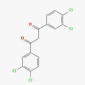 molecular formula C15H8Cl4O2 B2436046 1,3-Bis(3,4-dichlorophenyl)propane-1,3-dione CAS No. 34848-45-8