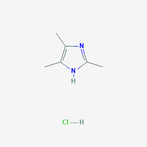 molecular formula C6H11ClN2 B2436047 2,4,5-trimethyl-1H-imidazole hydrochloride CAS No. 70807-89-5