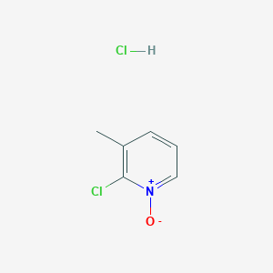 2-Chloro-3-methyl-1-oxidopyridin-1-ium;hydrochloride