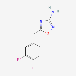 5-[(3,4-Difluorophenyl)methyl]-1,2,4-oxadiazol-3-amine