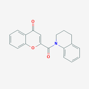 molecular formula C19H15NO3 B2436078 2-(1,2,3,4-四氢喹啉-1-羰基)-4H-色满-4-酮 CAS No. 361166-50-9