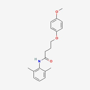molecular formula C19H23NO3 B2436121 N-(2,6-dimethylphenyl)-4-(4-methoxyphenoxy)butanamide CAS No. 433945-71-2
