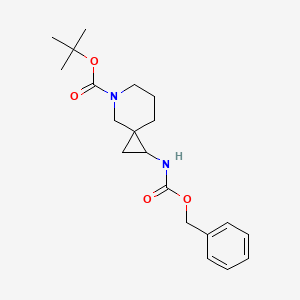 tert-Butyl 1-(((benzyloxy)carbonyl)amino)-5-azaspiro[2.5]octane-5-carboxylate