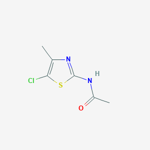 molecular formula C6H7ClN2OS B2436290 N-(5-Chloro-4-methyl-1,3-thiazol-2-yl)acetamide CAS No. 21478-92-2