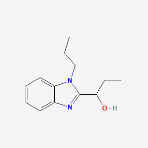 molecular formula C13H18N2O B2436364 1-(1-丙基苯并咪唑-2-基)丙醇 CAS No. 890640-88-7