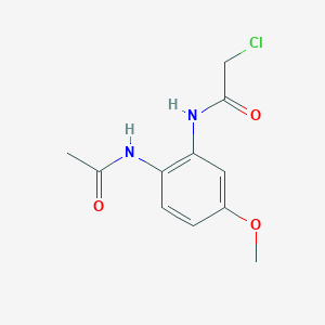 N-(2-Acetylamino-5-methoxy-phenyl)-2-chloro-acetamide