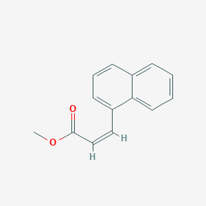 molecular formula C14H12O2 B2436447 methyl (Z)-3-(1-naphthyl)-2-propenoate CAS No. 70556-71-7