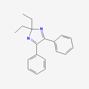molecular formula C19H20N2 B2436476 2,2-Diethyl-4,5-diphenylimidazole CAS No. 55682-35-4