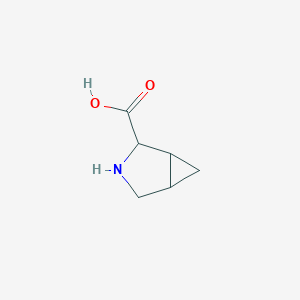 molecular formula C6H9NO2 B2436524 3-Azabicyclo[3.1.0]hexane-2-carboxylic acid CAS No. 22255-16-9; 27762-08-9; 33294-81-4