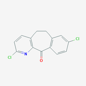 molecular formula C14H9Cl2NO B024367 2,8-二氯-5,6-二氢-11H-苯并[5,6]环庚并[1,2-b]吡啶-11-酮 CAS No. 133330-61-7