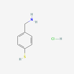 molecular formula C7H10ClNS B2436731 4-(Aminomethyl)-benzenethiol hydrochloride CAS No. 2219419-36-8