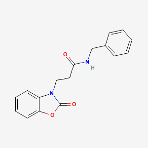 N-benzyl-3-(2-oxo-1,3-benzoxazol-3-yl)propanamide