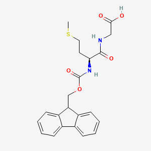 molecular formula C22H24N2O5S B2436847 Fmoc-Met-Gly-OH CAS No. 77275-43-5