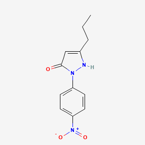 1-(4-nitrophenyl)-3-propyl-1H-pyrazol-5-ol