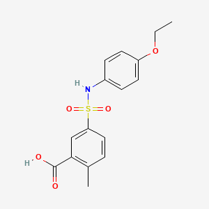 5-[(4-Ethoxyphenyl)sulfamoyl]-2-methylbenzoic acid
