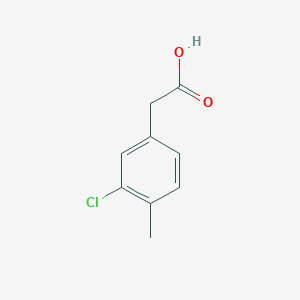 molecular formula C9H9ClO2 B2436869 2-(3-Chloro-4-methylphenyl)acetic acid CAS No. 1000515-63-8