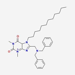 8-[(dibenzylamino)methyl]-7-dodecyl-1,3-dimethyl-2,3,6,7-tetrahydro-1H-purine-2,6-dione