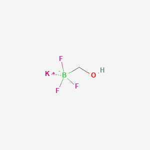 molecular formula CH3BF3KO B2436961 Potassium trifluoro(hydroxymethyl)borate CAS No. 1445848-23-6