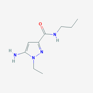 5-amino-1-ethyl-N-propyl-1H-pyrazole-3-carboxamide