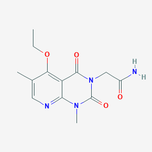 B2436998 2-(5-ethoxy-1,6-dimethyl-2,4-dioxo-1,2-dihydropyrido[2,3-d]pyrimidin-3(4H)-yl)acetamide CAS No. 941984-44-7