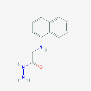 molecular formula C12H13N3O B2437039 2-(1-Naphthylamino)acetohydrazide CAS No. 443864-73-1