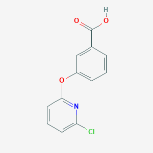3-[(6-Chloro-2-pyridinyl)oxy]benzenecarboxylic acid