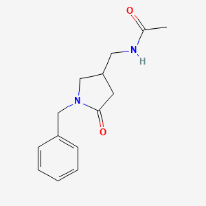 N-[(1-Benzyl-5-oxopyrrolidin-3-YL)methyl]acetamide