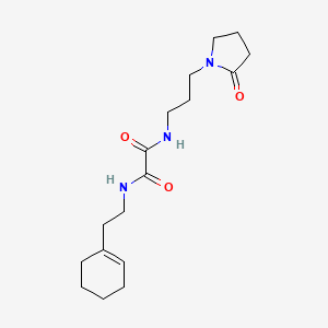 N1-(2-(cyclohex-1-en-1-yl)ethyl)-N2-(3-(2-oxopyrrolidin-1-yl)propyl)oxalamide