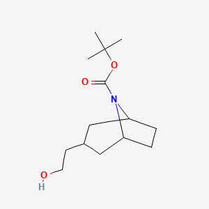 Tert-butyl 3-(2-hydroxyethyl)-8-azabicyclo[3.2.1]octane-8-carboxylate