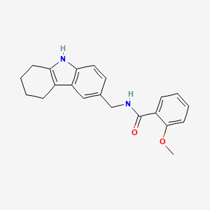 2-methoxy-N-((2,3,4,9-tetrahydro-1H-carbazol-6-yl)methyl)benzamide