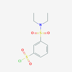3-(Diethylsulfamoyl)benzene-1-sulfonyl chloride